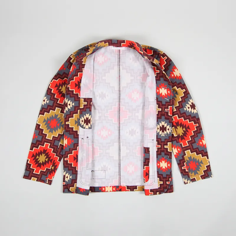 Universal Works Bakers Jacket Santa Fe Brown Canvas-1