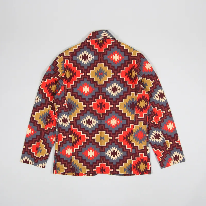 Universal Works Bakers Jacket Santa Fe Brown Canvas-7