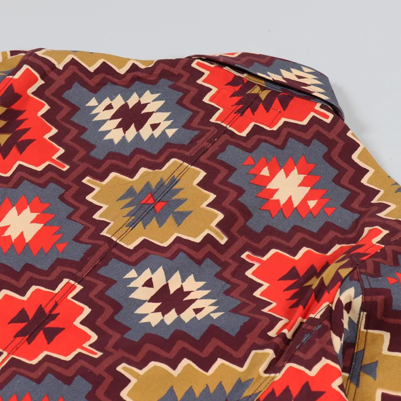 Universal Works Bakers Jacket Santa Fe Brown Canvas-4