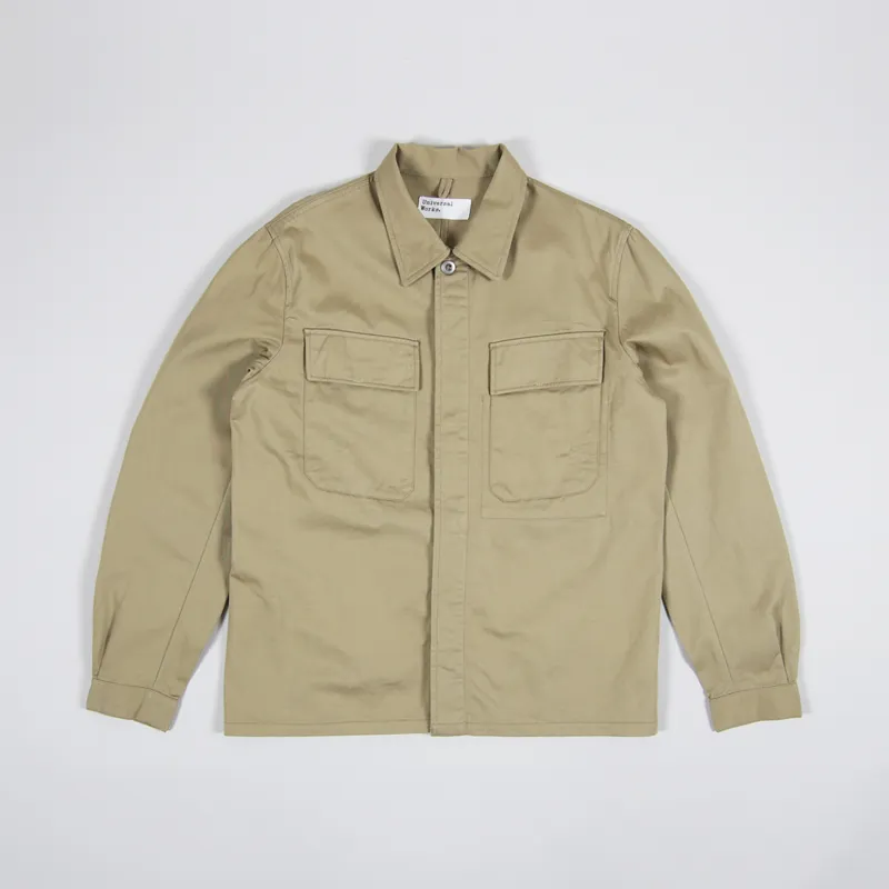 Universal Works MW Chore Overshirt Sand