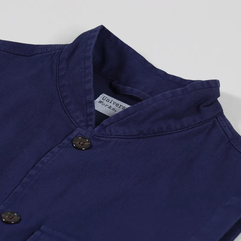 Universal Works Battleman Waistcoat Navy-9
