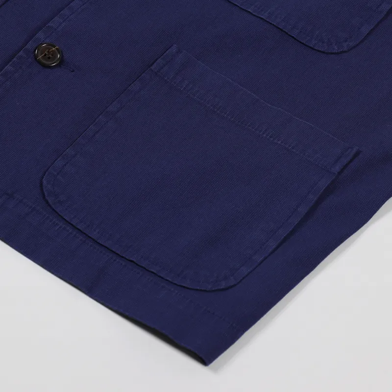 Universal Works Battleman Waistcoat Navy-6