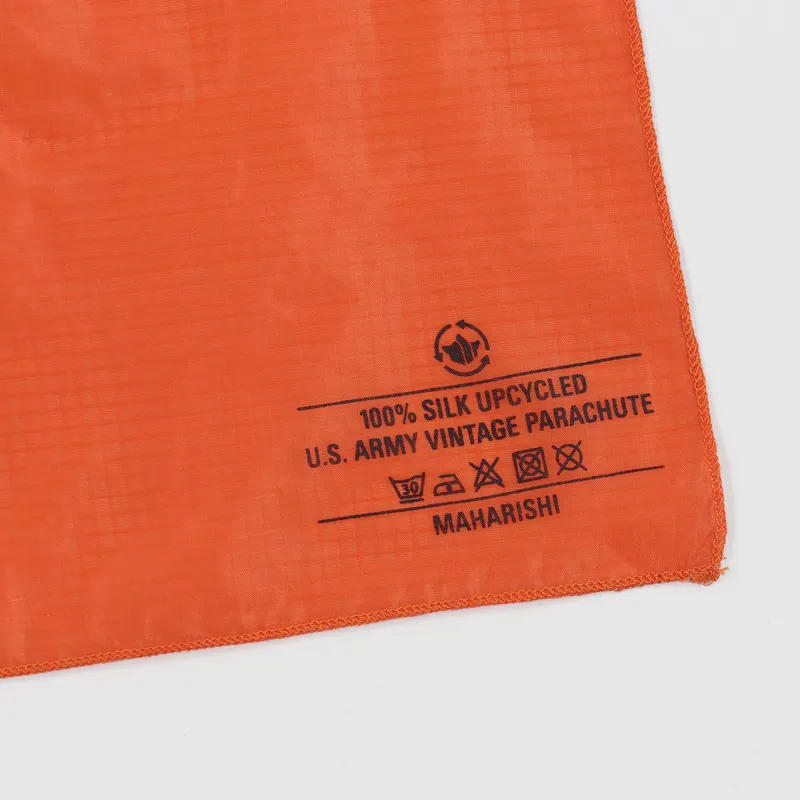 Maharishi Upcycled Pilot Scarf Orange-2
