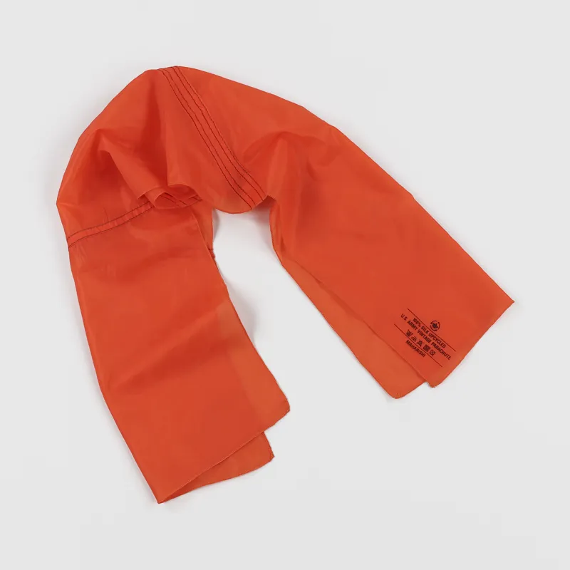 Maharishi Upcycled Pilot Scarf Orange-1