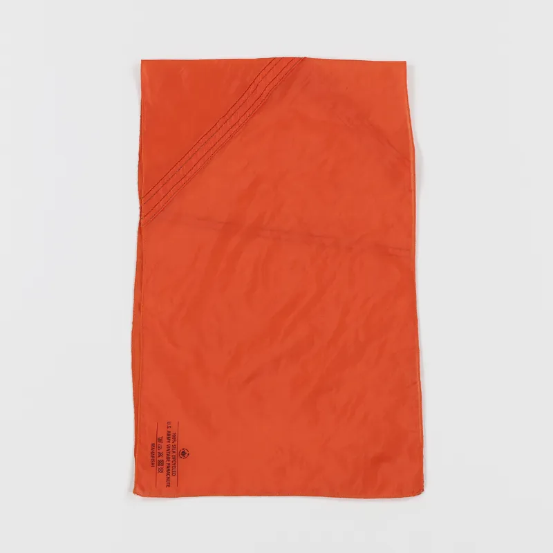 Maharishi Upcycled Pilot Scarf Orange
