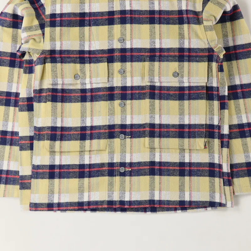 Nigel Cabourn x Lybro USMC Shirt Yellow Check-2