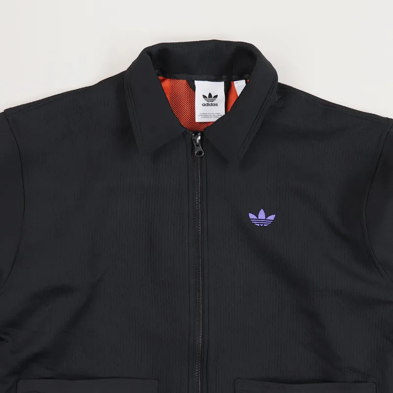 Adidas Skateboarding Utility Jacket Black Purple Amber-2