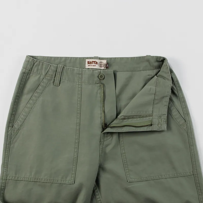 Satta Utility Pants Stone Green-3