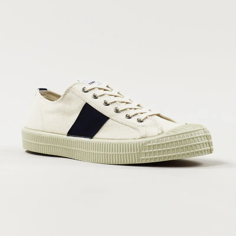 Novesta x Universal Works Star Master Stripe Shoes Ecru Navy-5