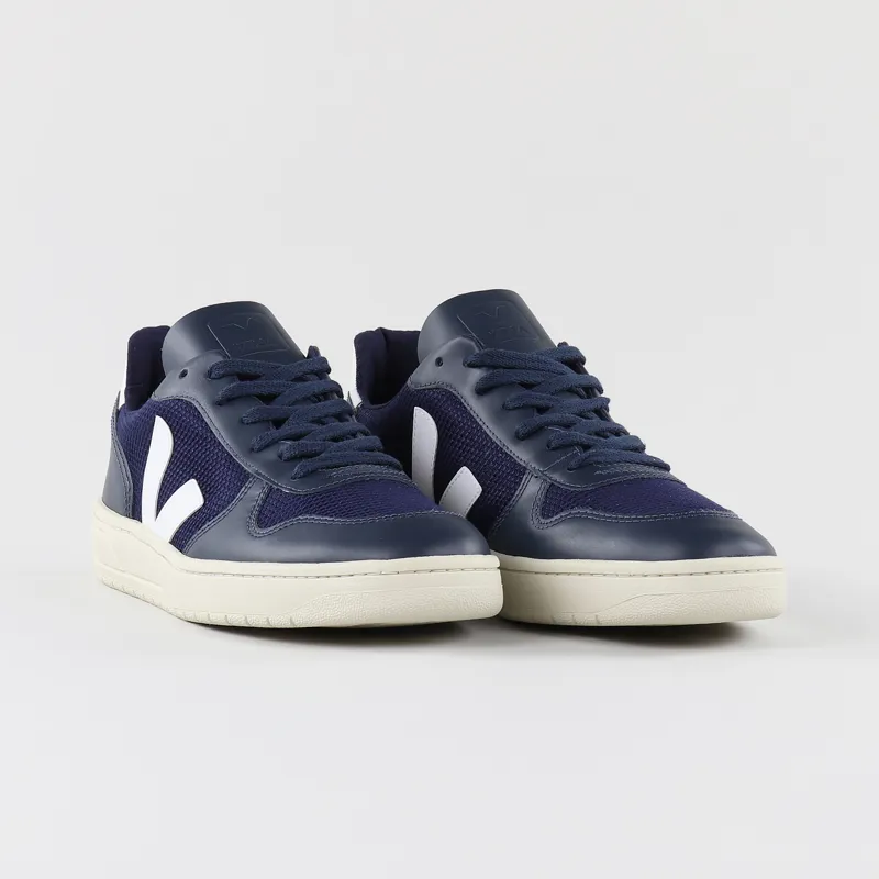 Veja V-10 B-Mesh Shoes Nautico White-3