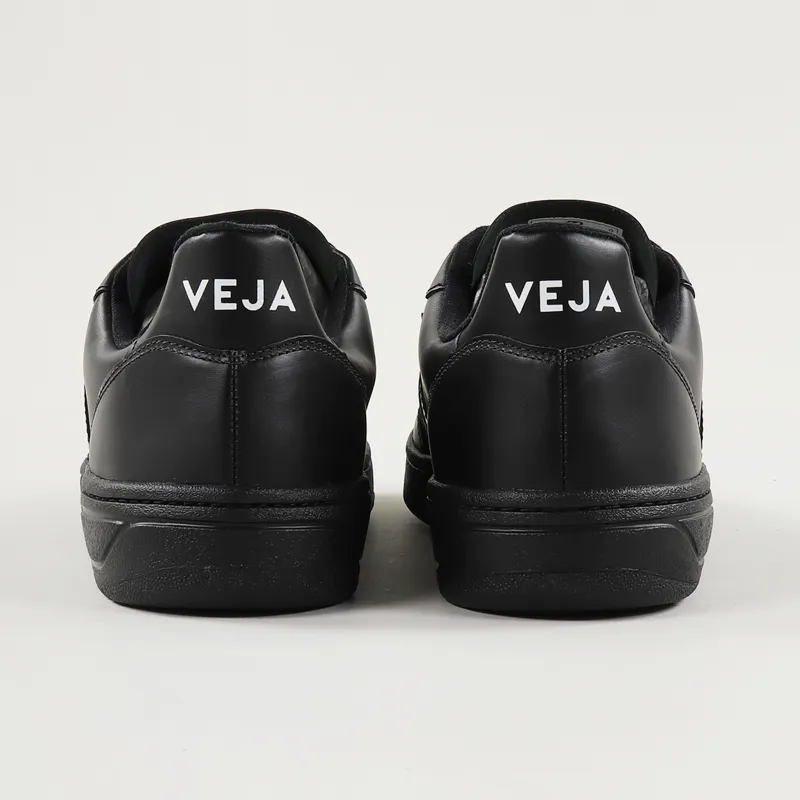 Veja V-10 Leather Shoes All Black-7