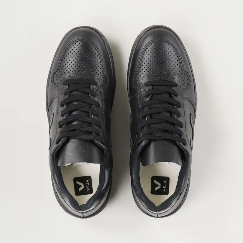 Veja V-10 Leather Shoes All Black-6