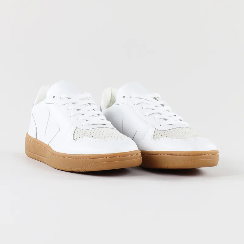 Veja V-10 Leather Shoes Extra White Natural-3