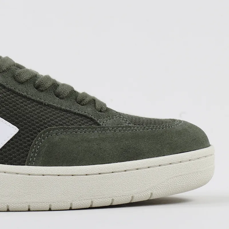 Veja V-12 B-Mesh Shoes Olive White-3