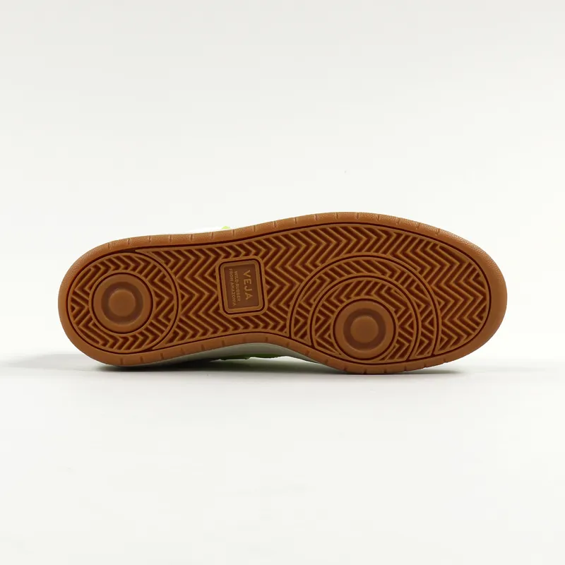 Veja V-12 B-Mesh Shoes White Yellow Fluo Ultraviolet-8