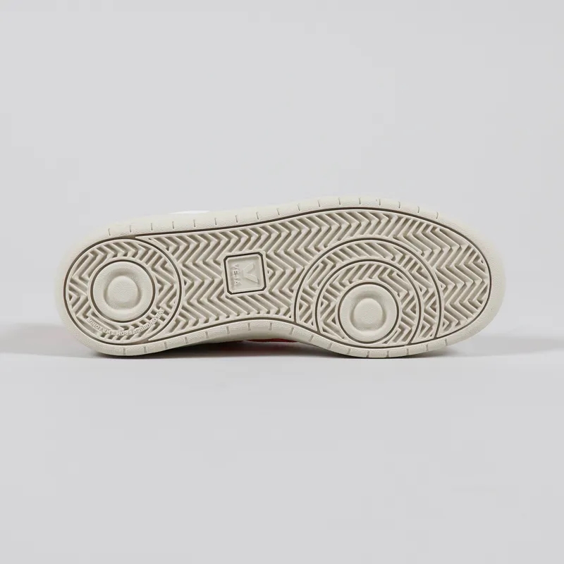 Veja V-12 Easy Shoes Extra White Orange Fluo-8