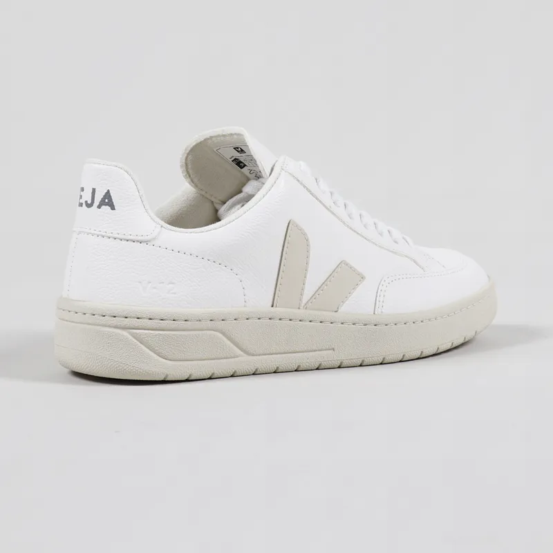 Veja Womens V-12 Easy Shoes Extra White Pierre-3