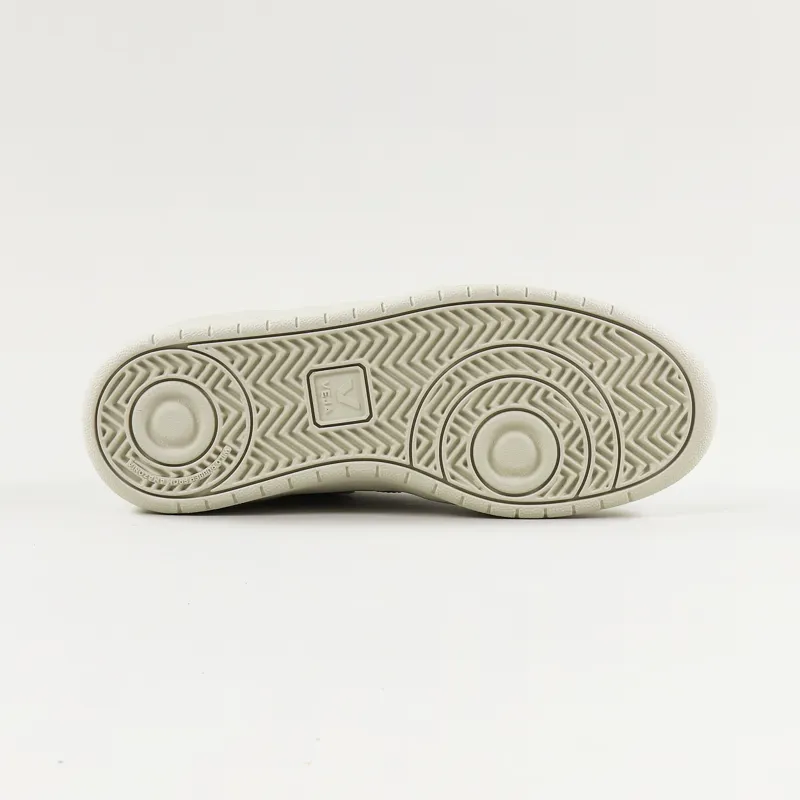 Veja Womens V-12 Leather Shoes Extra White Parme Turquoise-8