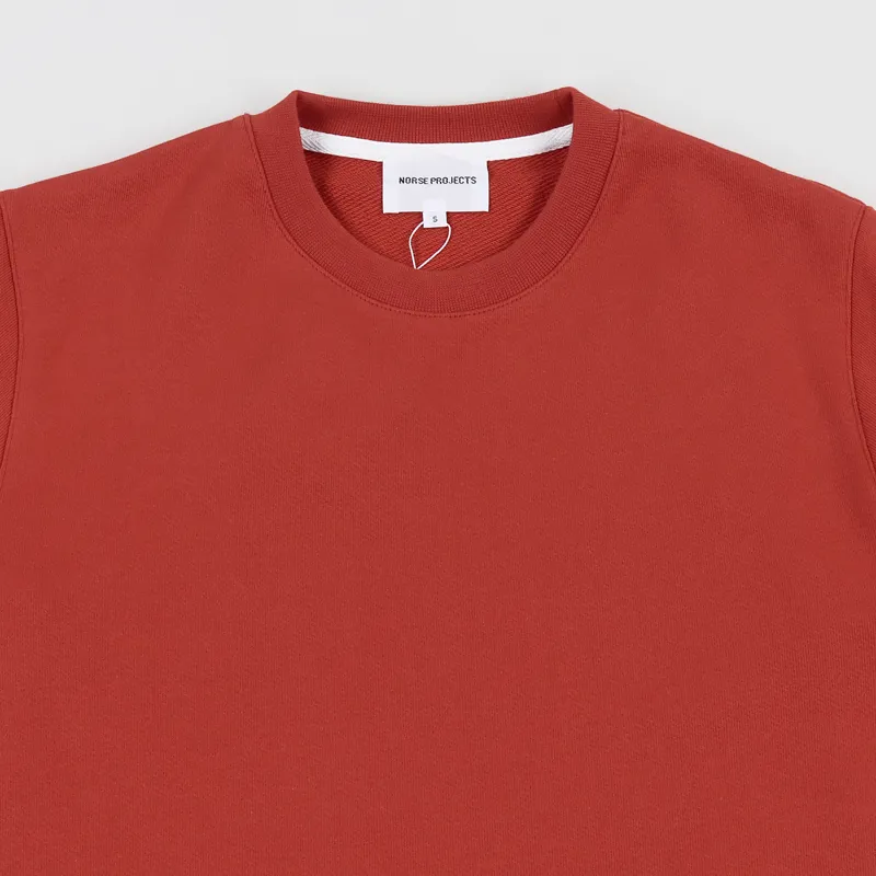 Norse Projects Vagn Classic Crew Askja Red-1