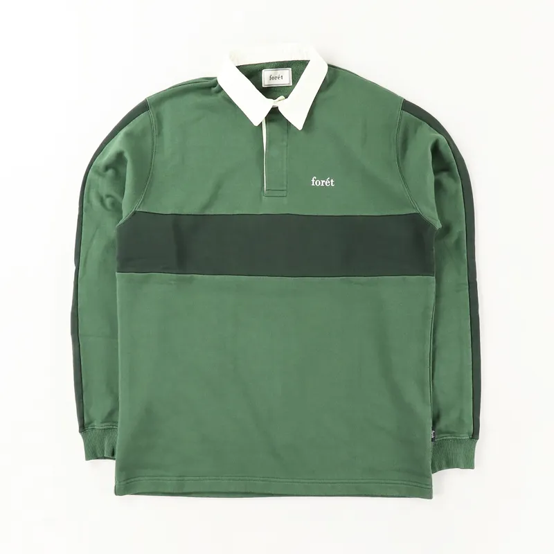 Forét Valley Rugby Shirt Dark Green