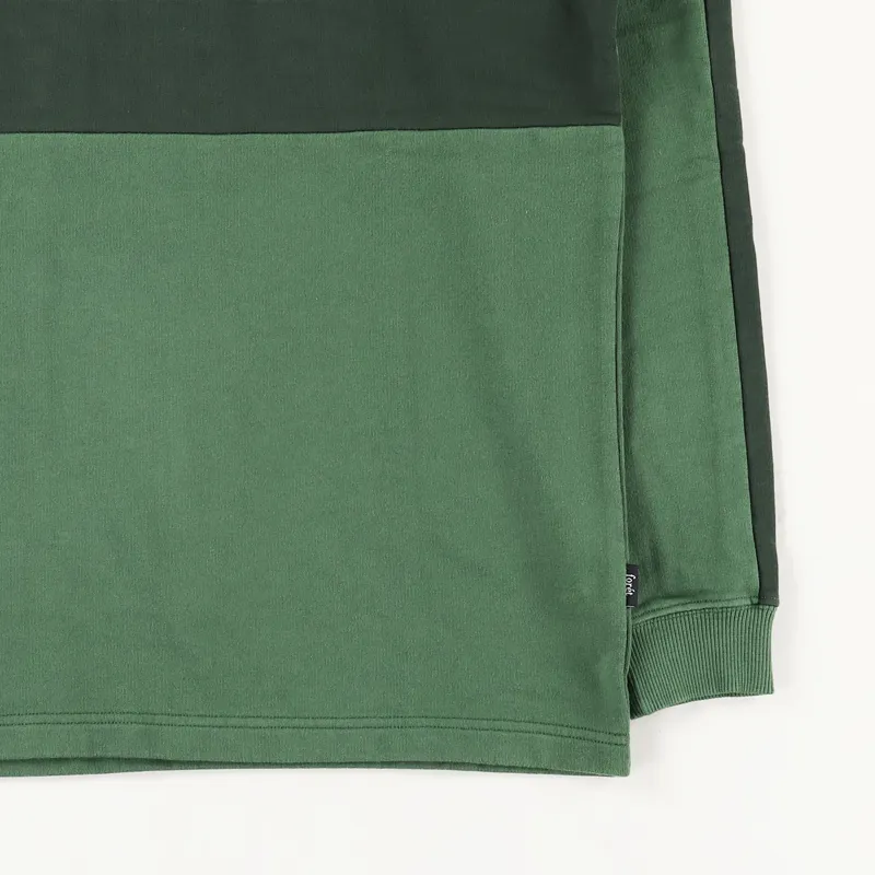 Forét Valley Rugby Shirt Dark Green-2