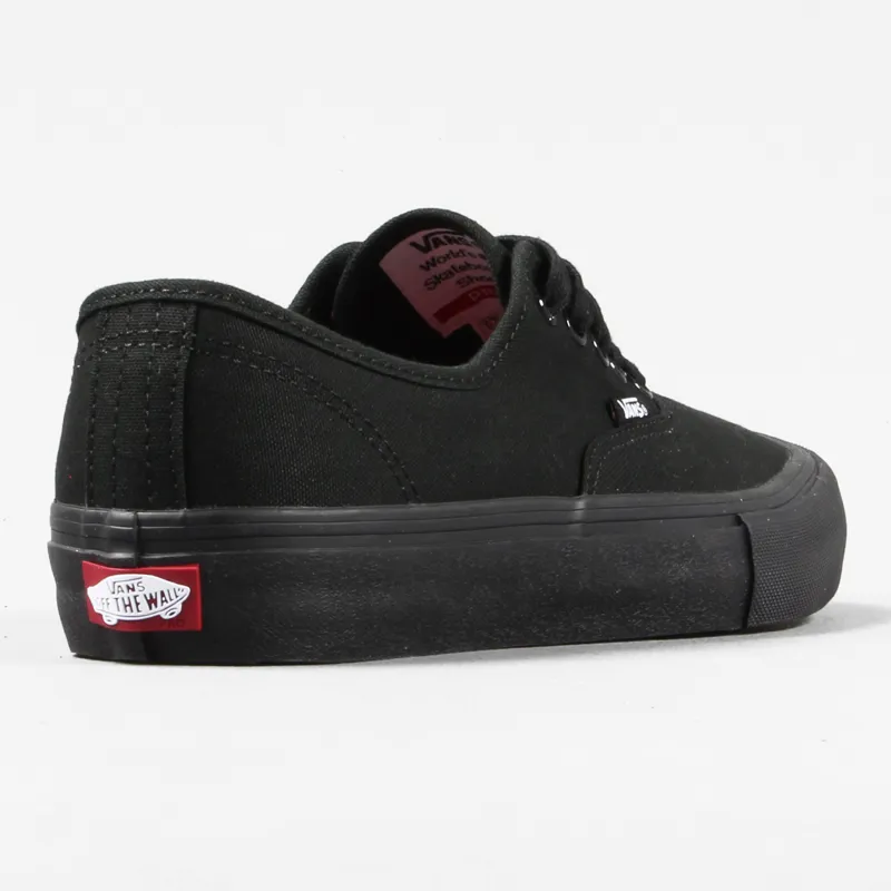 Vans Core Skateboarding Mens Authentic Pro Shoes Black Ultracush