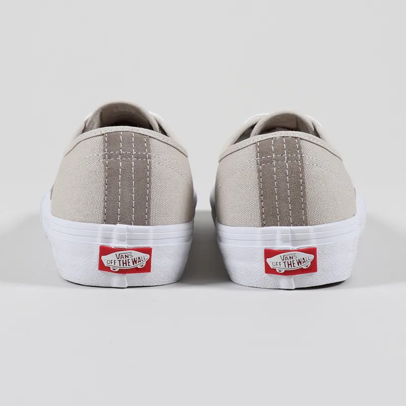 Vans Authentic Mens Pro Shoes Skate Trainers Beige Brown White