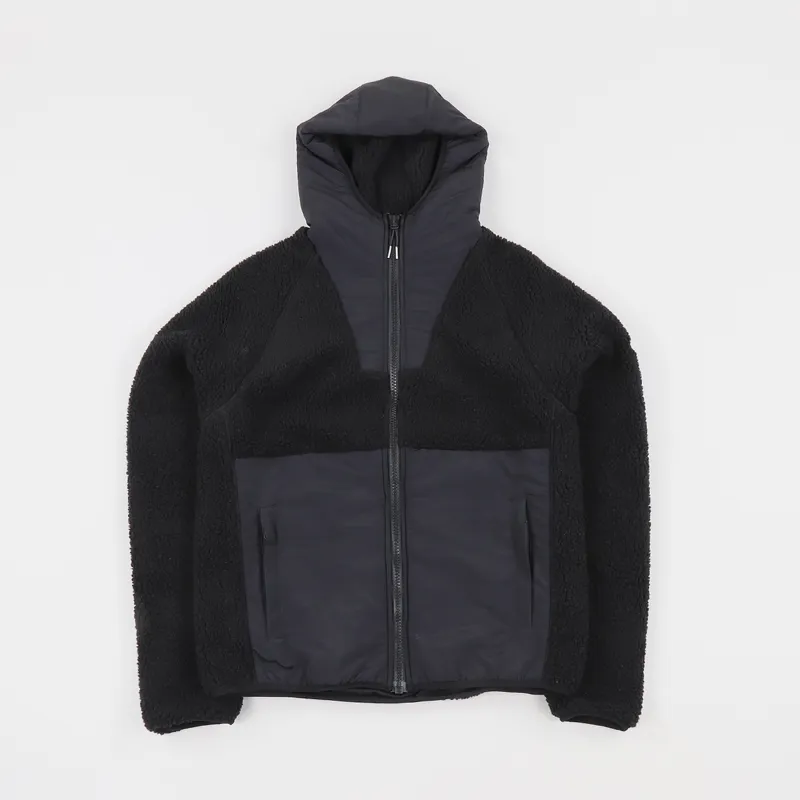 Nylon sales fleece jacket
