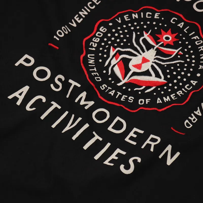 Deus Ex Machina Venice Address T Shirt Black-4