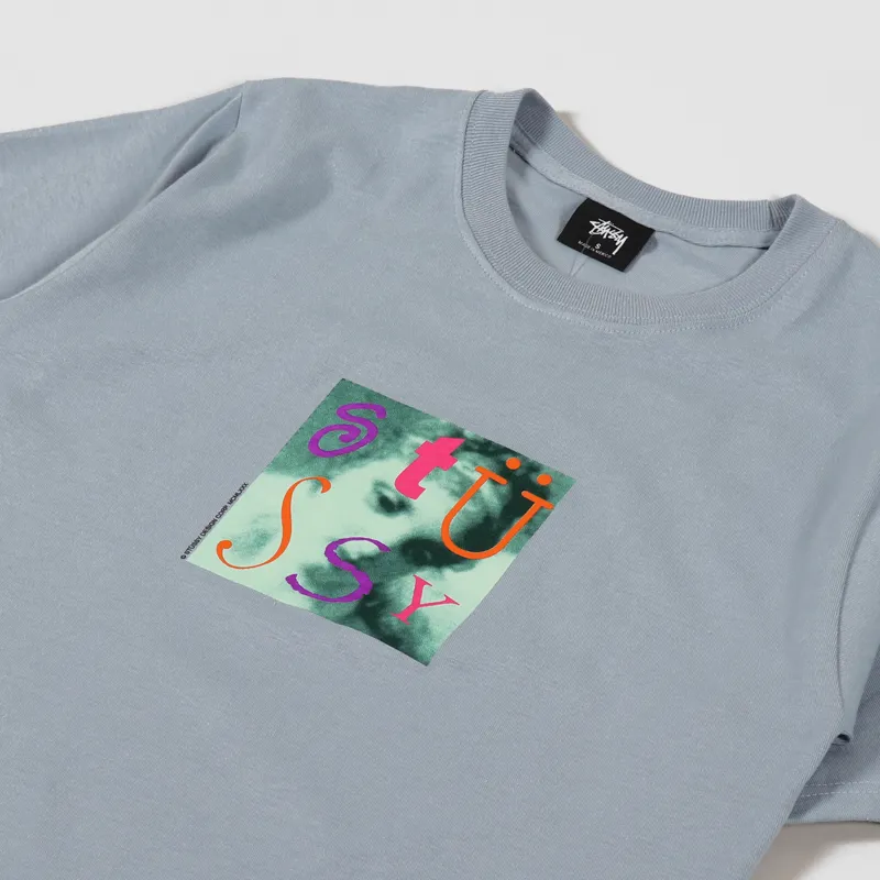 Stussy Venus Square T Shirt Slate-1