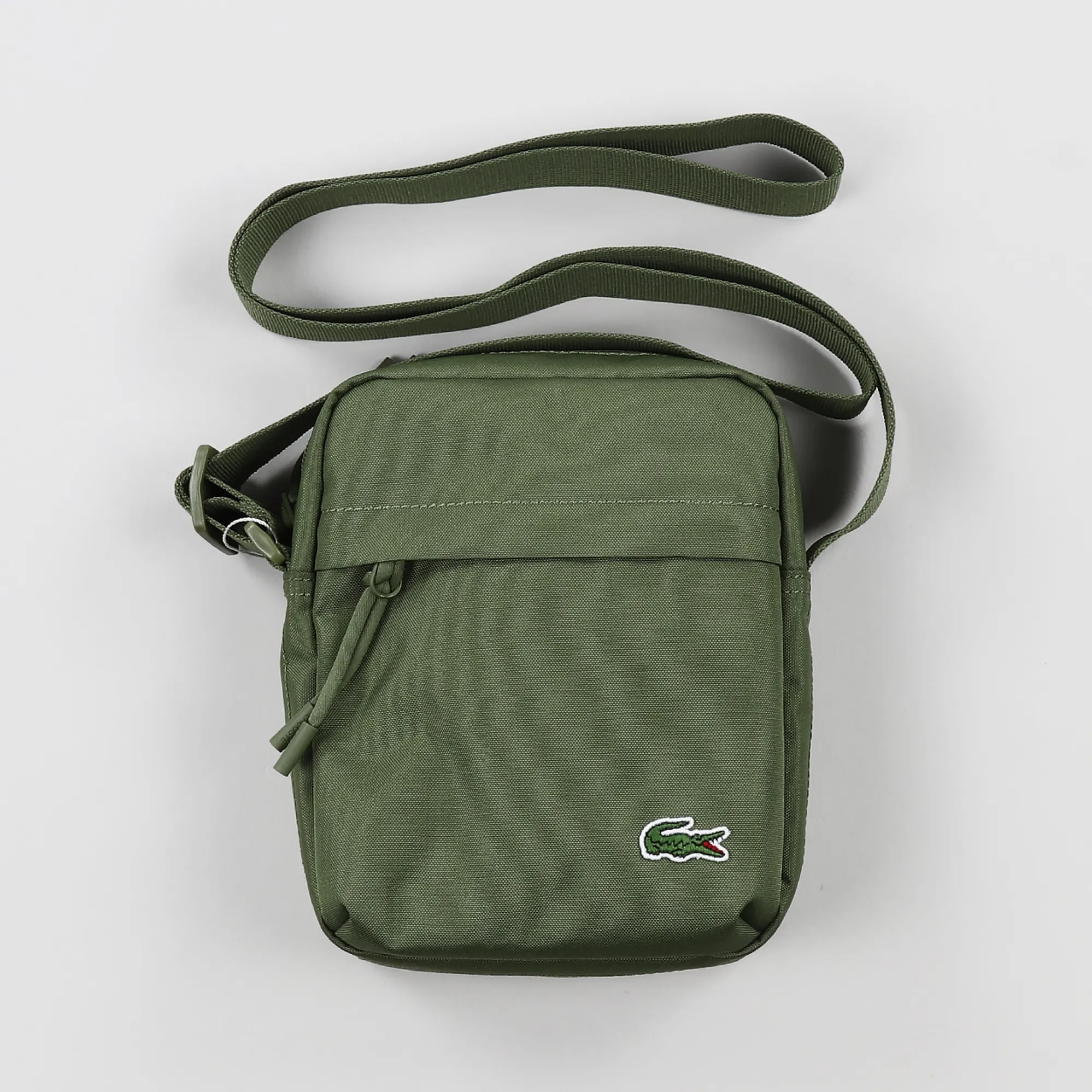 Lacoste LIVE Vertical Camera Bag Olive Branch