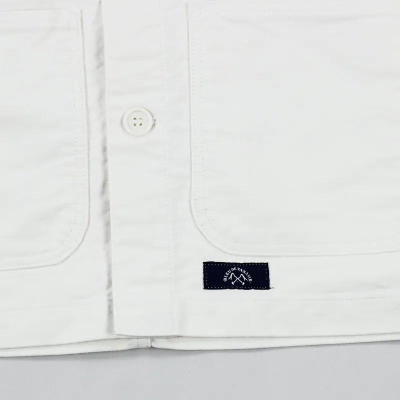 Bleu De Paname Veste De Comptoir Jacket Blanc-2