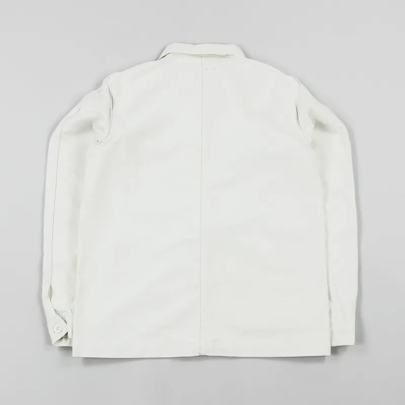 Bleu De Paname Veste De Comptoir Jacket Blanc-4