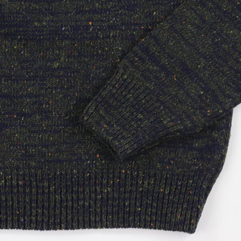 Norse Projects Viggo High Neck Neps Sweater Quartz Green-2