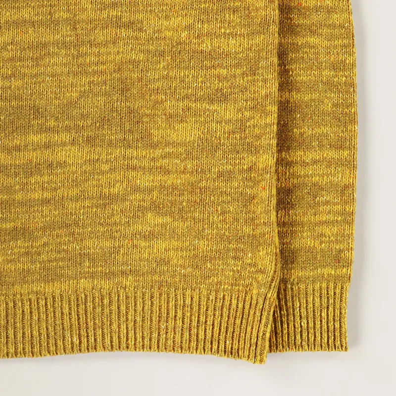 Norse Projects Viggo Crew Neck Neps Sweater Montpellier Yellow-2