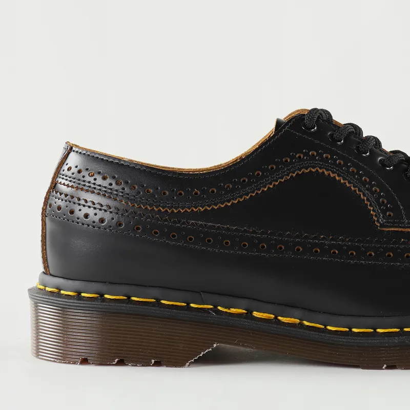 Dr Martens Made In England Vintage 3989 Leather Shoes Black