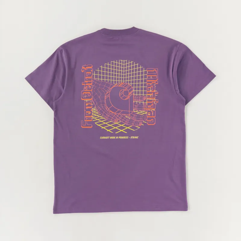 Carhartt WIP Virtual T Shirt Dusty Mauve