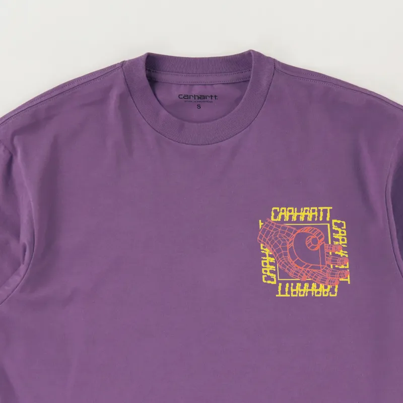 Carhartt WIP Virtual T Shirt Dusty Mauve-2