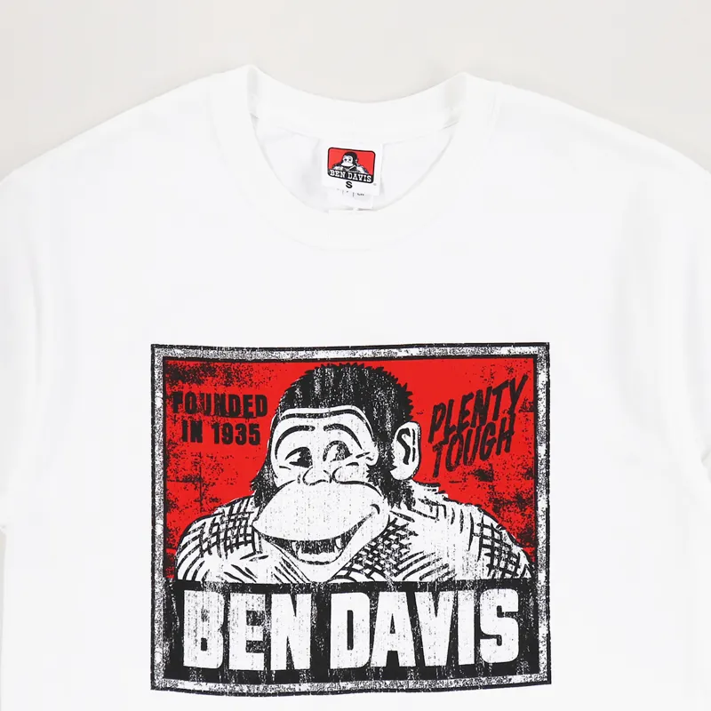 Ben Davis Vintage Logo T Shirt White-1