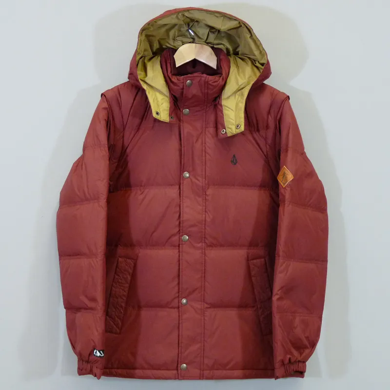 Volcom Dabbling Parka Jacket - Brick Red