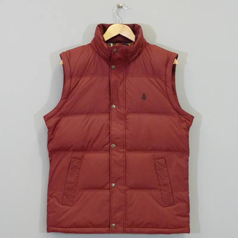Volcom Dabbling Parka Jacket - Brick Red-7
