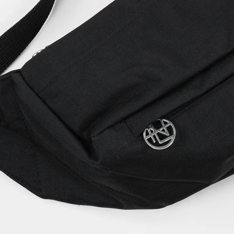 Nanamica Mens Japanese Canvas Nylon Waist Bag Hip Pack Black