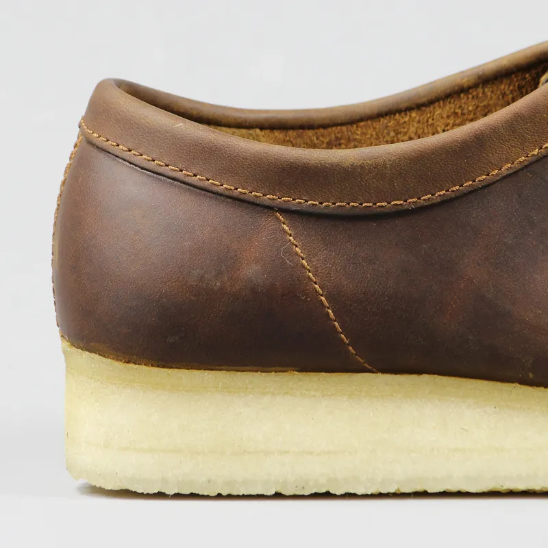 Clarks Originals Wallabee Shoes Beeswax Leather-1