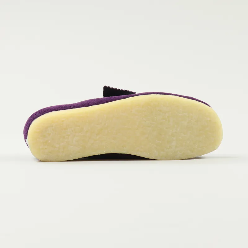Clarks Originals Wallabee Shoes Deep Purple-6