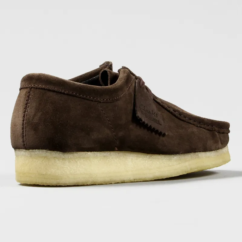 靴 Clarks WALLABEE DARK BROWN SUEDE Clarks Men's Wallabee Evo Oxford, Dark Brown Suede, 7