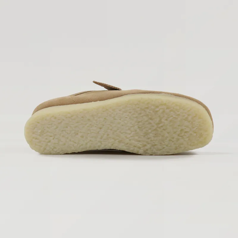 Clarks Originals Wallabee Shoes Light Tan Combi-7