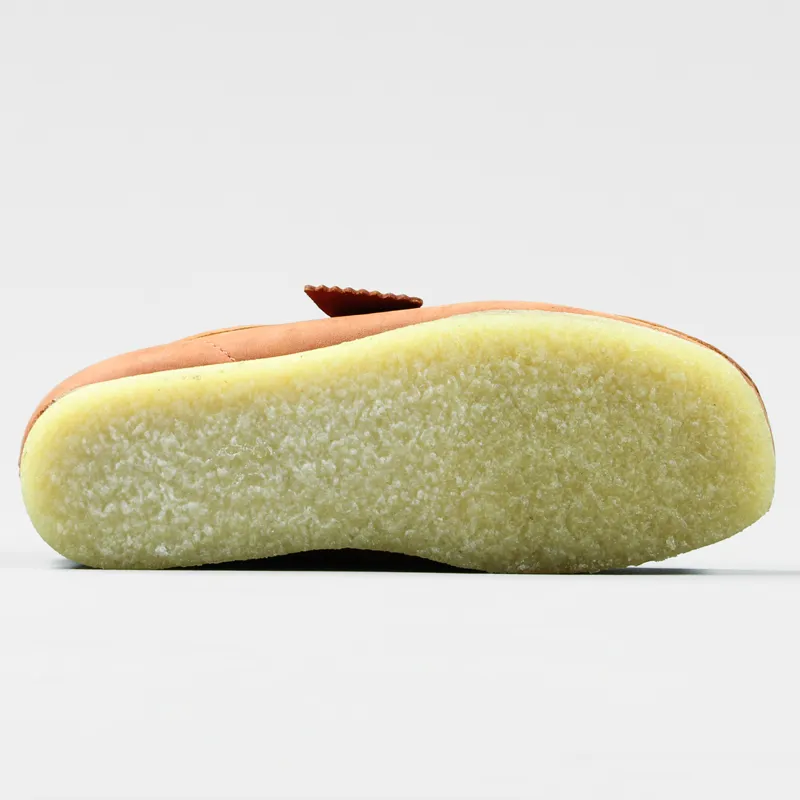 Clarks Originals Wallabee Shoes Rust Leather-6