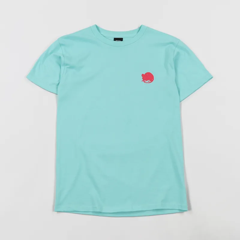 Obey Wall Of Death T Shirt Celadon-1