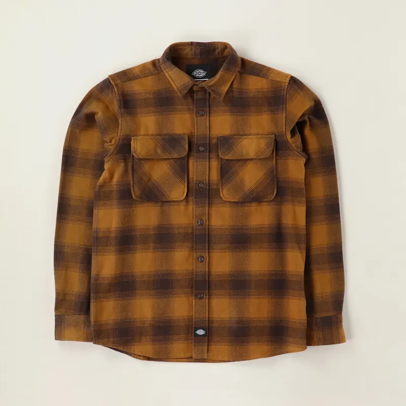 Dickies Waneta Shirt Brown Duck