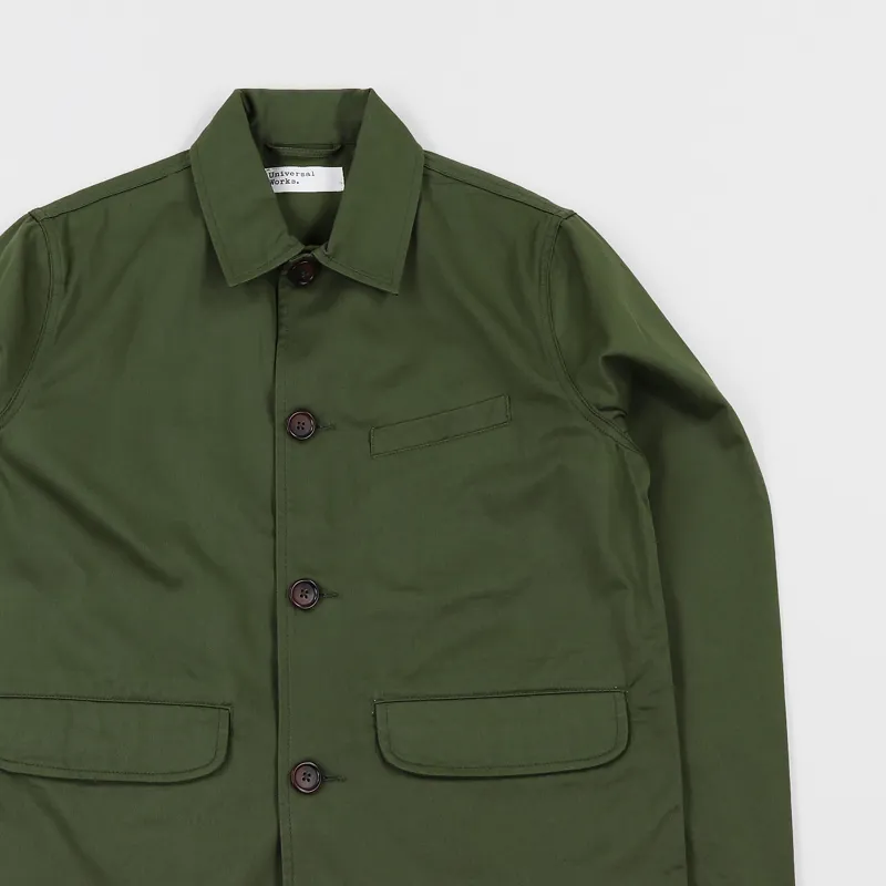 Universal Works Warmus Jacket Light Olive-2
